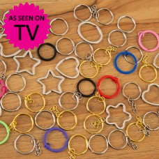 Keyring Findings Mix - Pack of 50